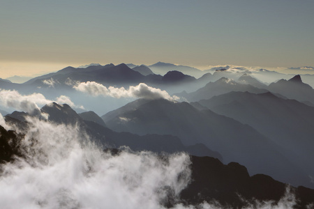 观云海从高山