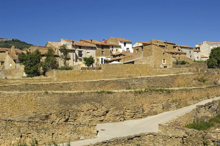 特鲁埃尔省，Ar Maestrazgo，La Iglesuela del Cid 的村庄