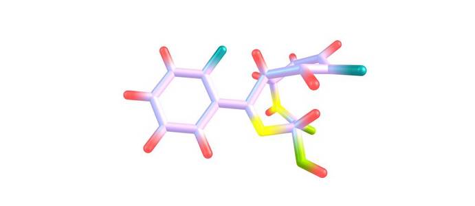 劳拉西泮劳拉西泮分子结构上白色孤立照片