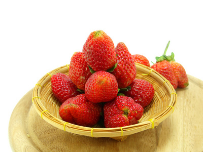 草莓果实上白色的集合