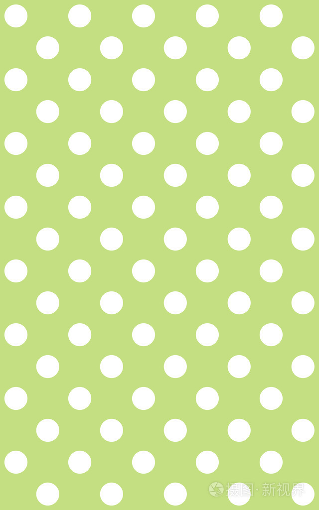 与白色的小圆点虚线浅绿色背景