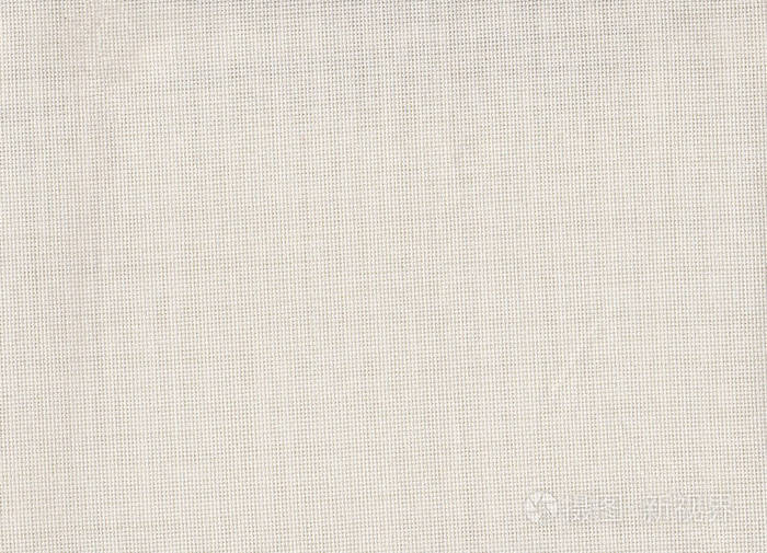 泽西岛织物背景.白色的画布纹理