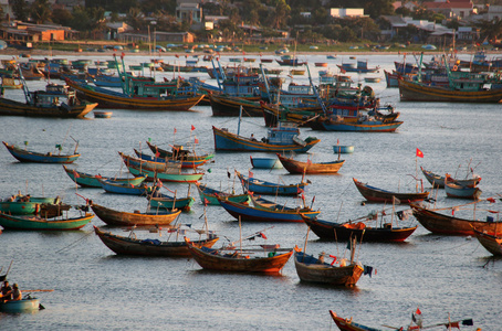 梅奈越南渔船