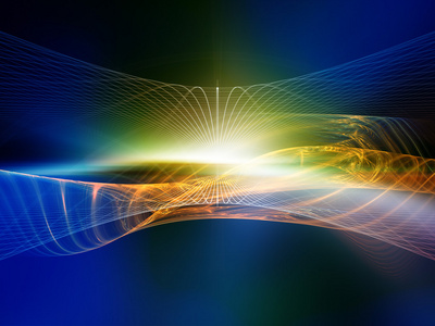 可视化的光波图片