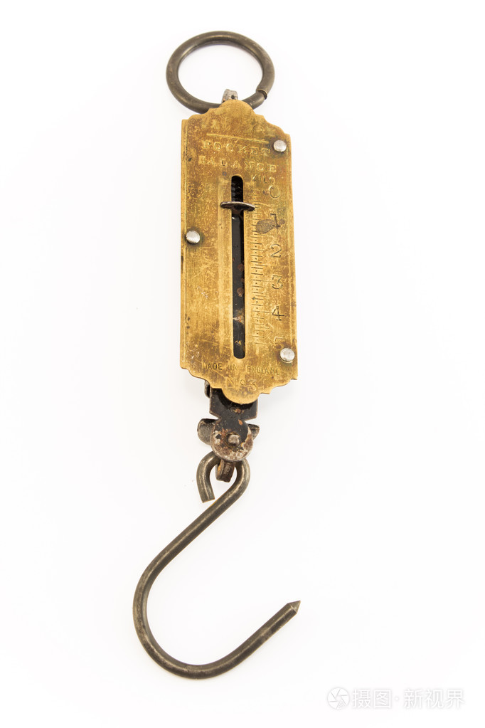 旧的老式弹簧秤