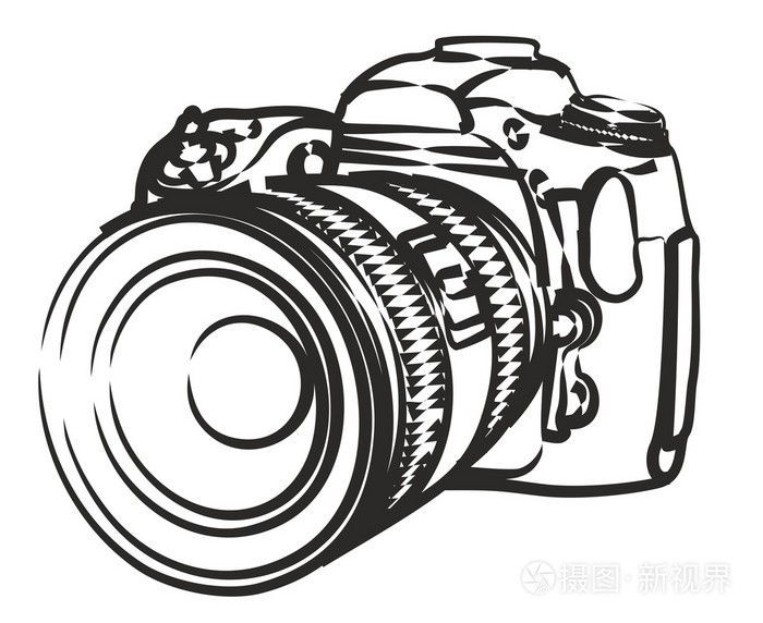 草绘的专业相机
