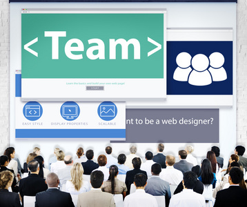 业务团队 Web 设计概念