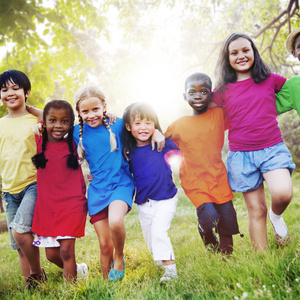 多样性儿童友谊