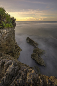 Gunungkidul，日惹，印尼的海景