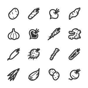 蔬菜图标举行系列