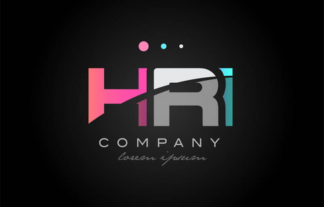 Hri h r i 三字母标志图标设计