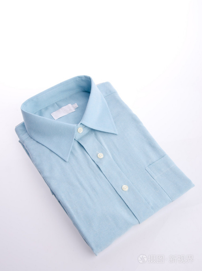 在白色背景上的礼服衬衫
