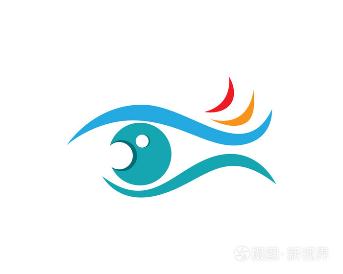 保护眼睛logo设计图片