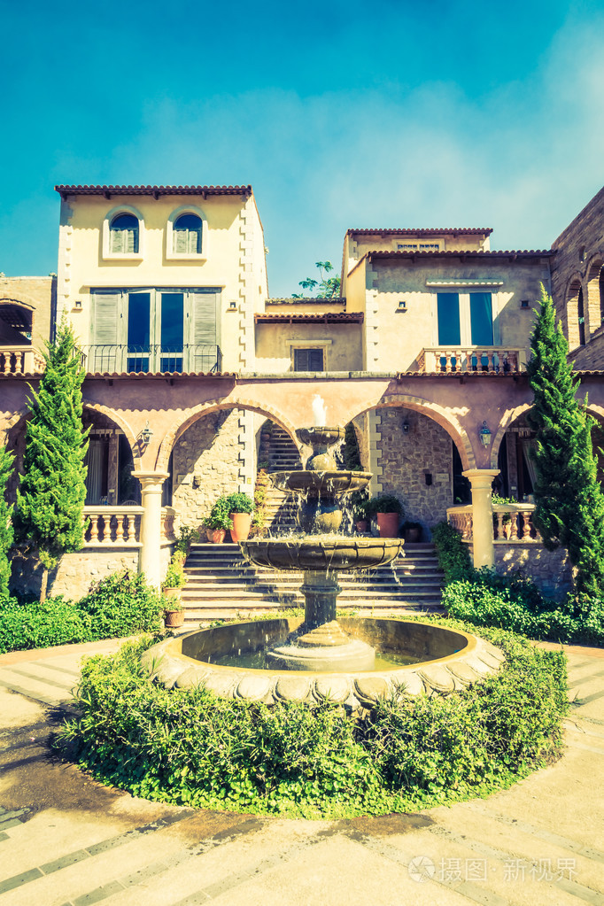 美丽的意大利风格的建筑