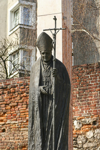 教皇约翰 Paul 纪念碑 Ii，克拉科夫波兰