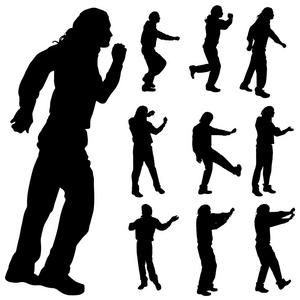 黑色人影素材素材图片 黑色人影素材图片素材下载 摄图新视界xsj 699pic Com