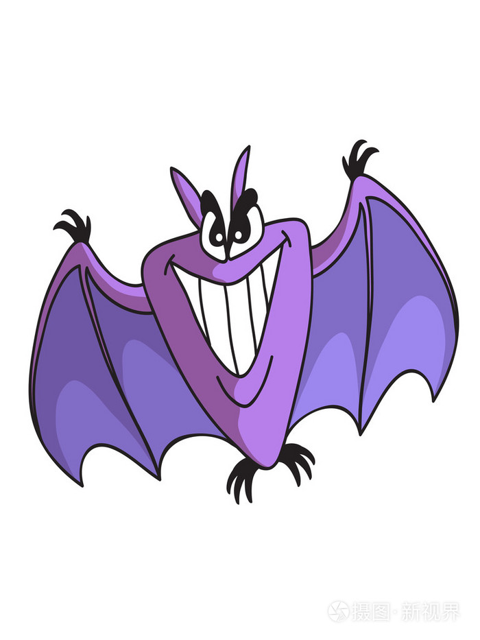 蝙蝠可爱的卡通