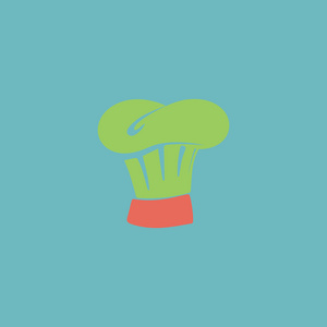 厨师帽图标 符号和按钮