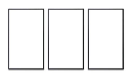 截屏长垂直平面电视的推广显示空白照片