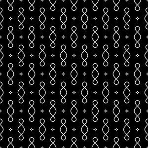 抽象的几何的黑色和白色的无缝的图案