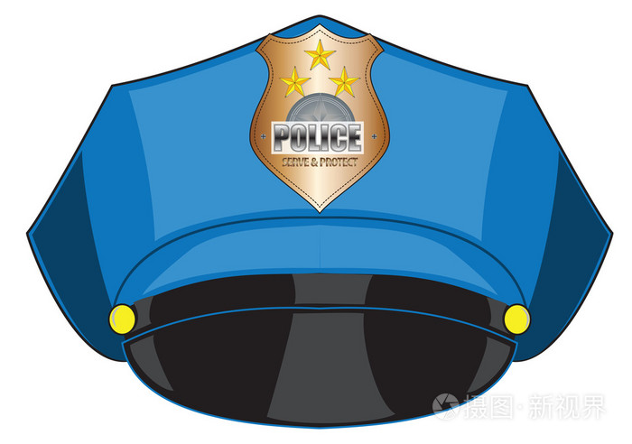卡通警察帽