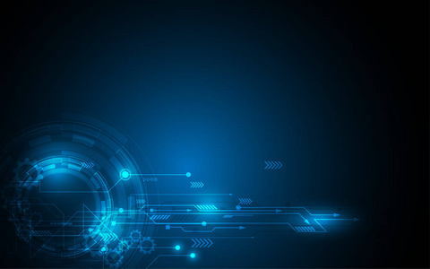 抽象的技术背景高科技通信概念未来数字创新背景矢量图照片