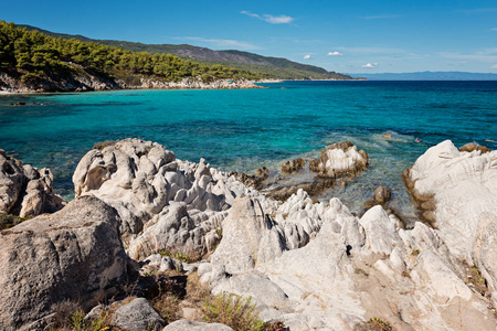 Kavourotrupes 海滩, Sithonia, 哈尔基迪基, 在希腊的看法