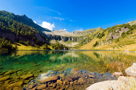 Lago di Campo美妙特兰托意大利