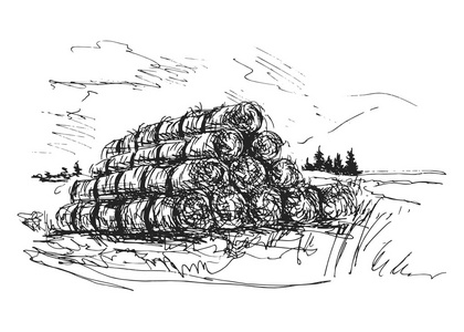 大包的稻草图片-大包的稻草素材-大包的稻草插画-摄图新视界