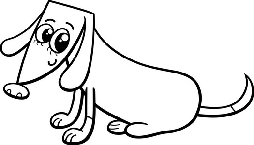 母狗着色页插画