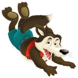 卡通童话故事大灰狼照片