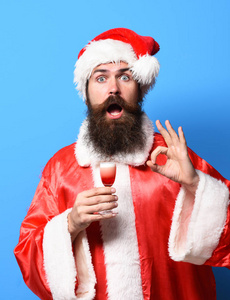 大胡子的圣诞老人帅哥图片
