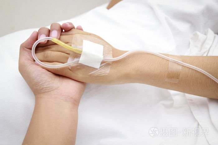 静脉注射生理盐水住院病人iv