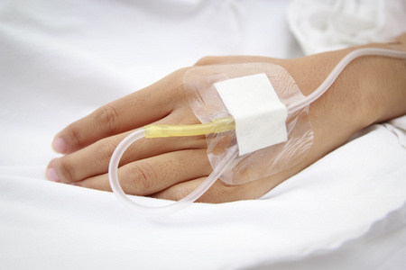 生理盐水洗鼻静脉注射生理盐水住院病人(iv)照片