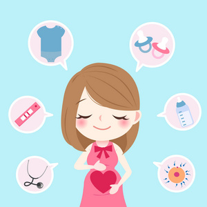 美卡通怀孕照片