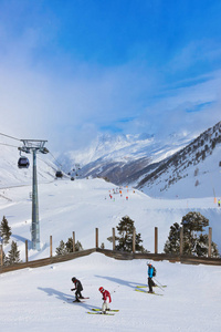 山滑雪度假村 obergurgl 奥地利