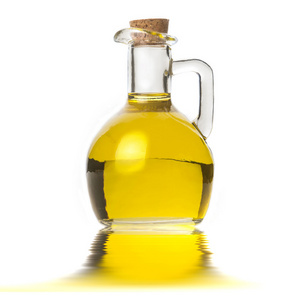 橄榄油质朴 jar 孤立