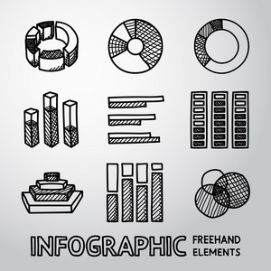 手工绘制图表元素集图片