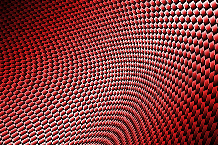 红色曲线碳纤维