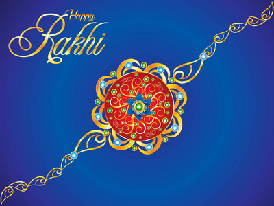 抽象的手足节 rakhi