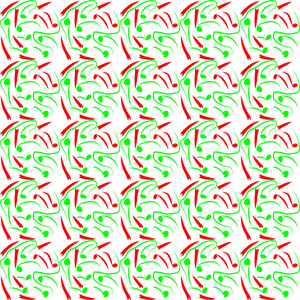 红色和绿色的生肖的抽象背景