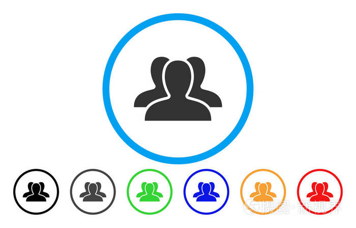 客户端组圆形图标