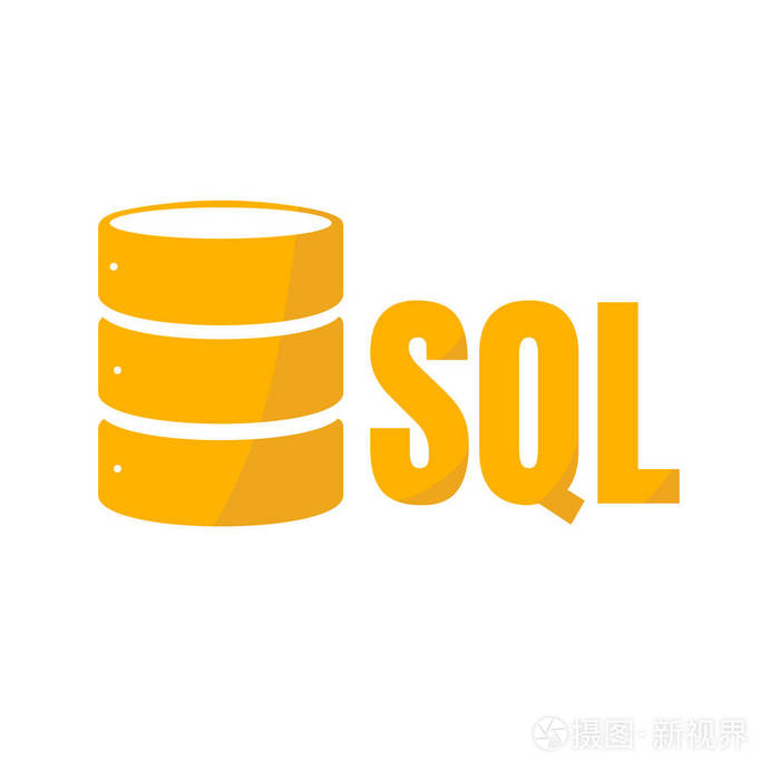 sql数据库图标logo设计ui或用户体验的应用程序
