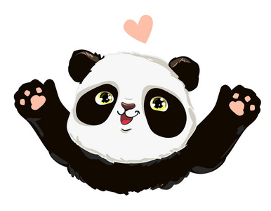 好看的熊猫画图片