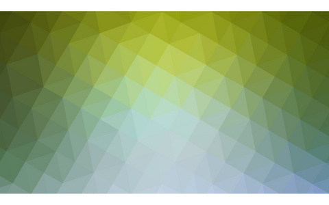 绿色的多边形设计模式，三角形和梯度的折纸样式组成的