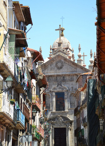古老的建筑和大教堂在波尔图，葡萄牙