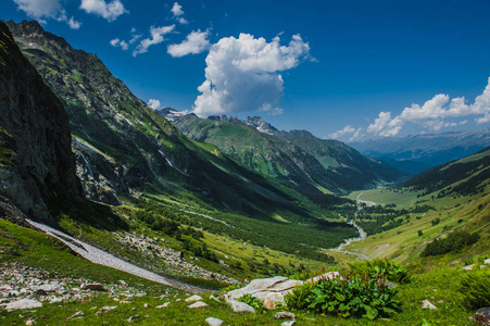 美丽的夏天景观在阿尔赫兹