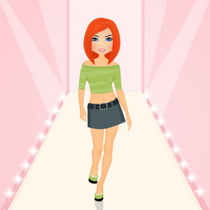 时装秀视频图片大全