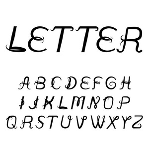 黑字体书法图片