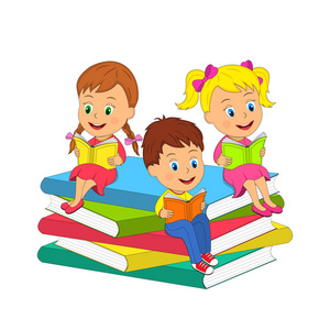 书上的孩子图片